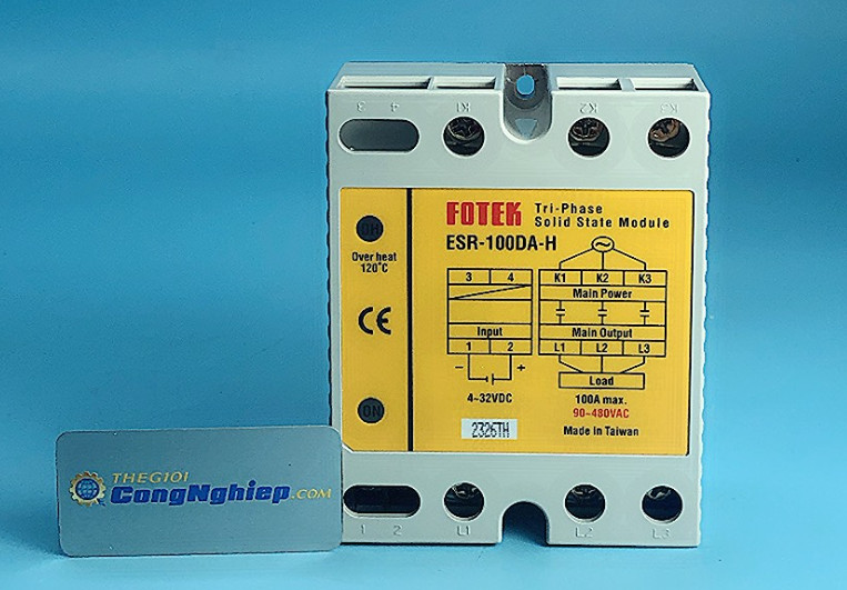 Relay bán dẫn 3 pha FOTEK ESR-100DA-H