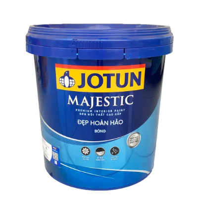 Sơn nội thất Jotun Majestic đẹp hoàn hảo bóng (mới) 1960 màu vàng nghệ 5l/ thùng
