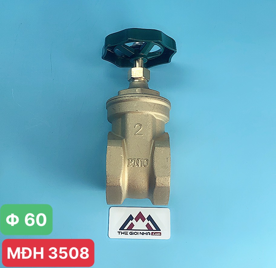 Van cửa đồng Minh Hòa Ø60 MBV - PN10 DN50