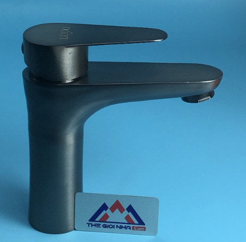 Vòi rửa mặt nóng lạnh inox màu ghi MC-1320 Luco