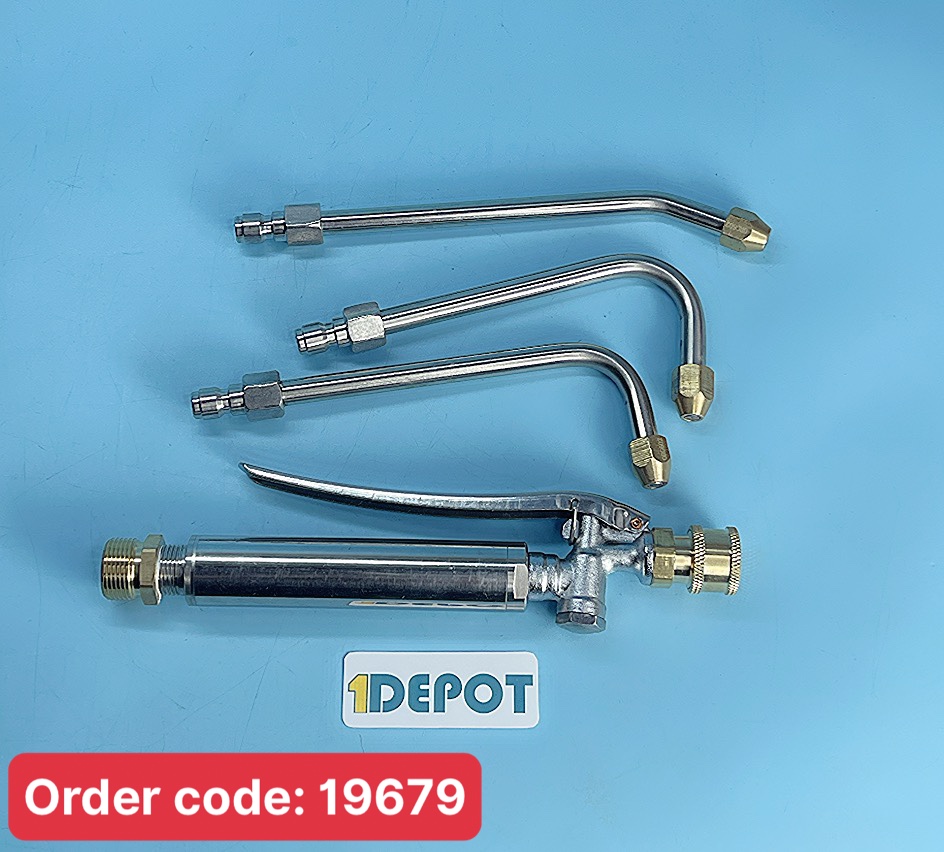 Bộ béc vệ sinh máy lạnh (gồm 1 tay bóp chân ren 22, 1 béc rửa 45 độ, 90 độ, 120 độ)