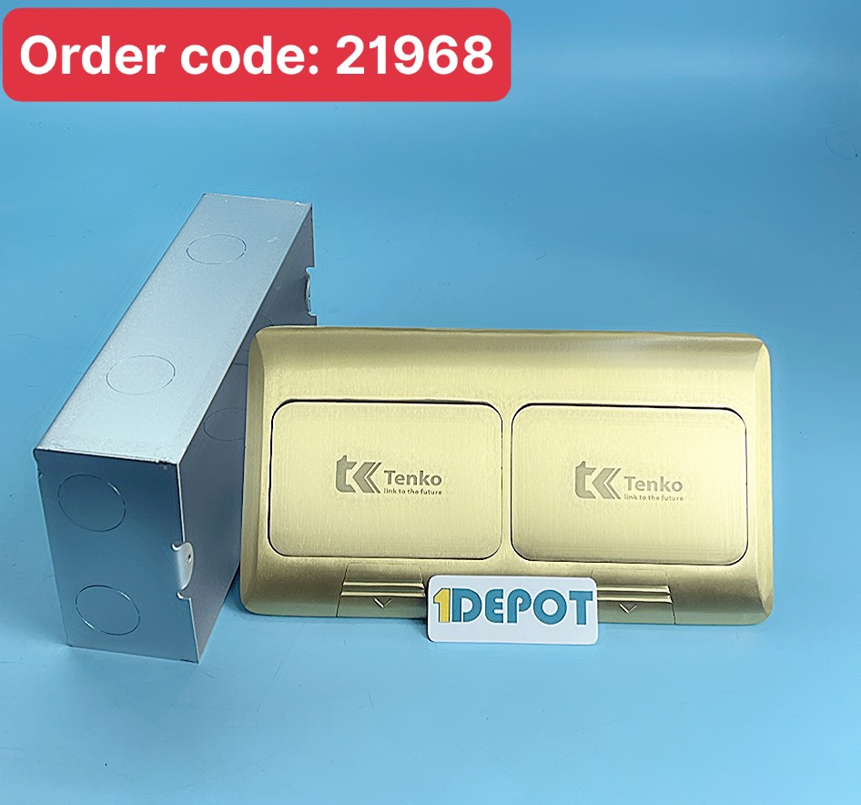 Box âm sàn đôi Tenko TK-J04 màu vàng
