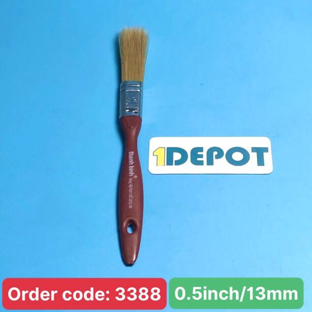 Cọ cán nhựa màu nâu 1/2inch/1.3cm 1NNS05 Thanh Bình