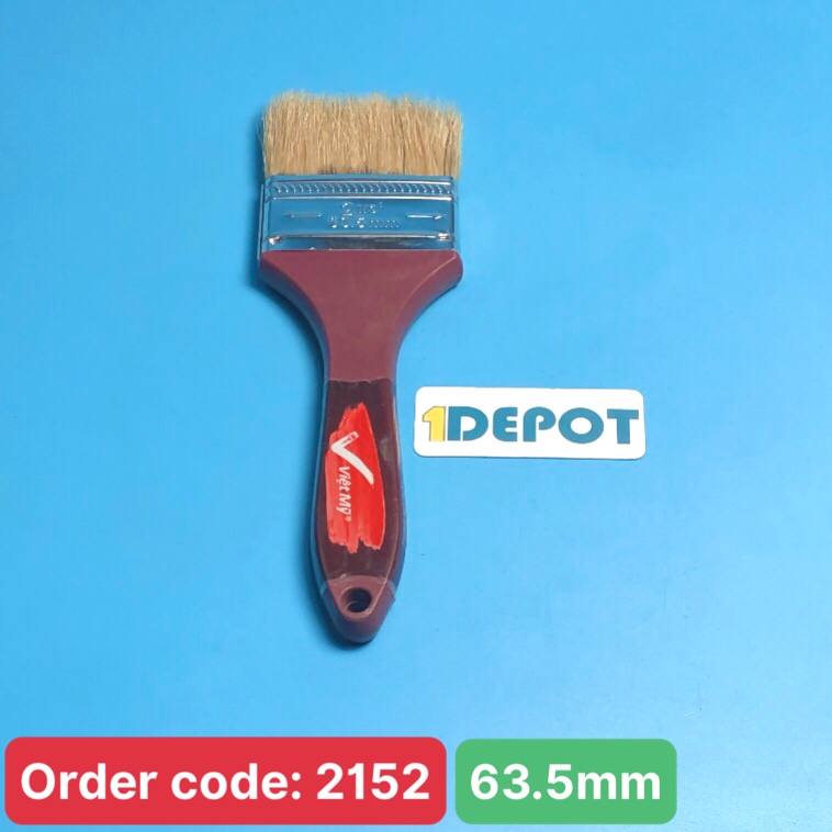 Cọ quét sơn Việt Mỹ cán nâu 2.5 inch (63.5mm)