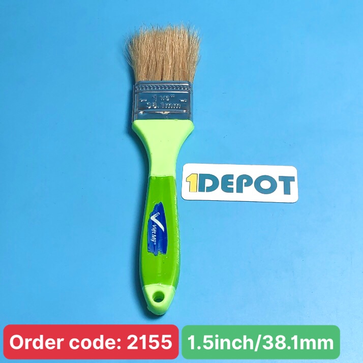 Cọ quét sơn VIỆT MỸ, loại cán xanh 1.5 inch (38.1mm)