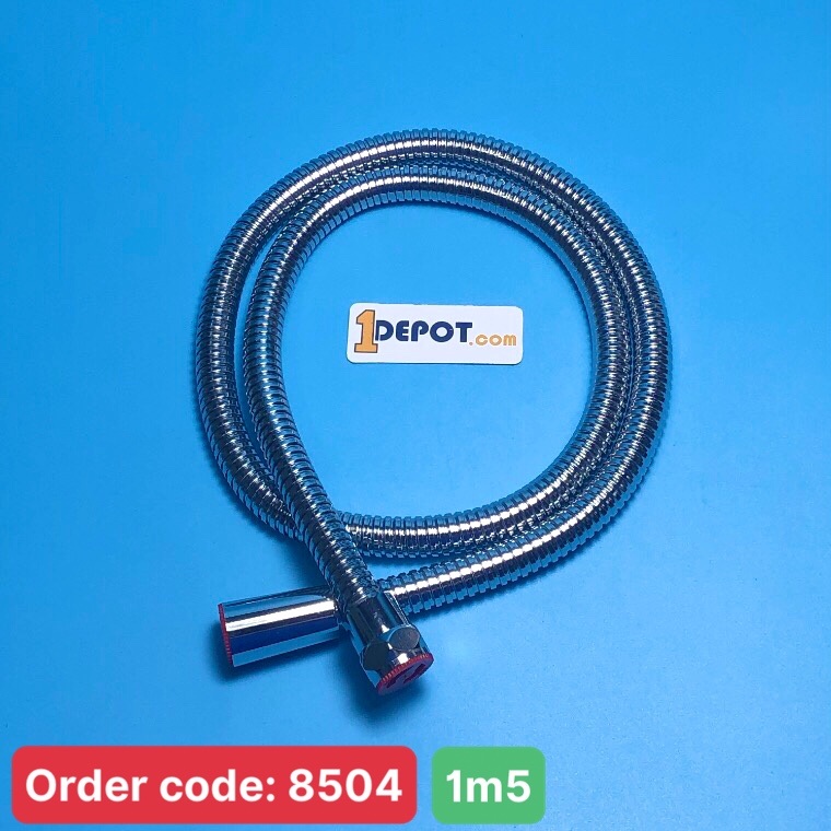 Dây sen mạ 150cm, Túi trắng hình cô gái Luco DS- 11