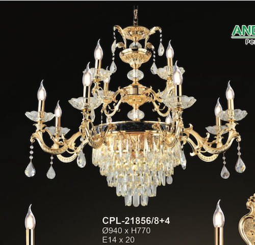 Đèn chùm Andora CPL-21856/8+4 Ø940*H770, E14x20