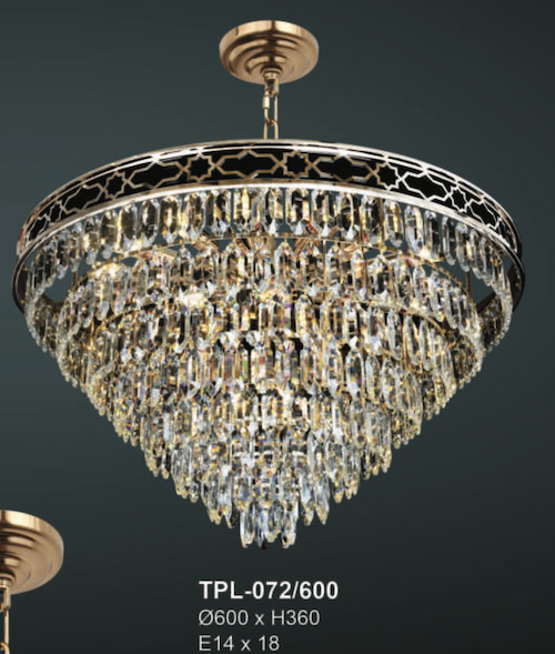 Đèn chùm Andora TPL-072/600 Ø600*H360, E14x18