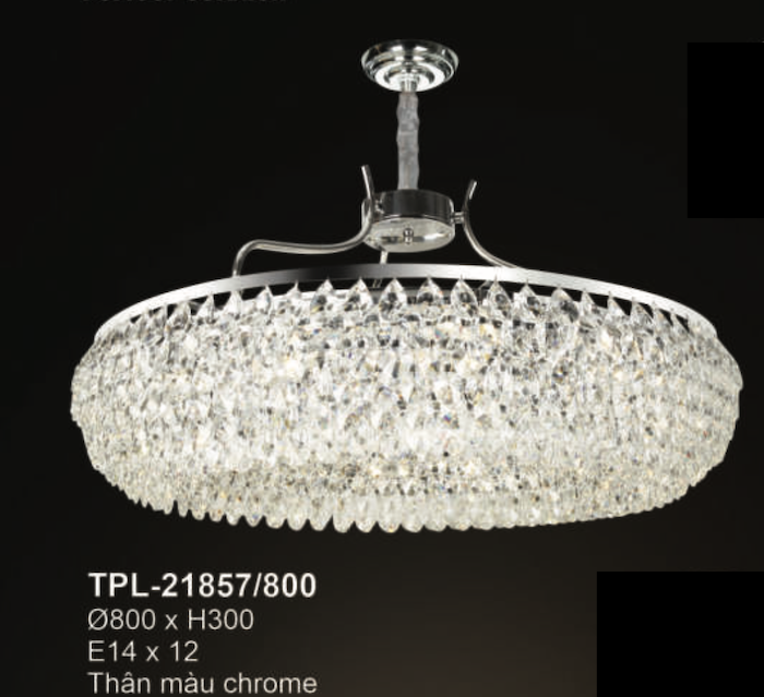 Đèn chùm Andora TPL-21857/800 Ø800*H300, E14x12