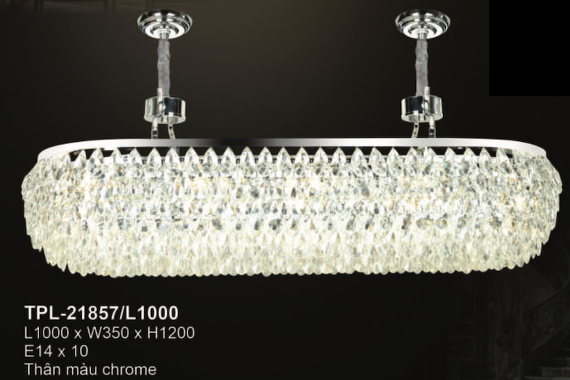 Đèn chùm Andora TPL-21857/L1000 L1000*W350*H1200, E14x10