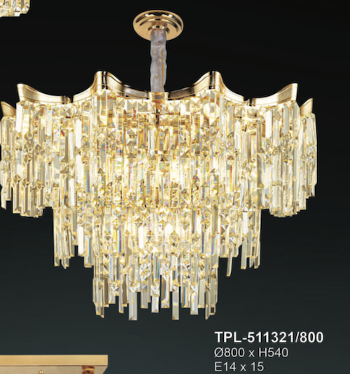 Đèn chùm Andora TPL-511321/800 Ø800*H540, E14x15