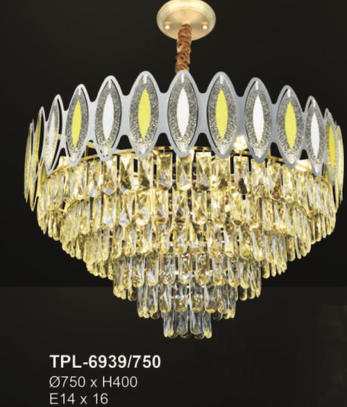 Đèn chùm Andora TPL-6939/750 Ø750*H400, E14x16