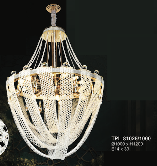 Đèn chùm Andora TPL-81025/1000 Ø1000*H1200, E14x33