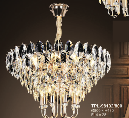 Đèn chùm Andora TPL-98102/800 Ø800*H480, E14x28