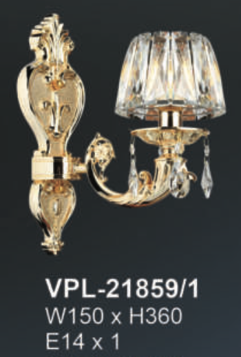 Đèn gắn tường VPL-21859/1 W150*H360, E14x1