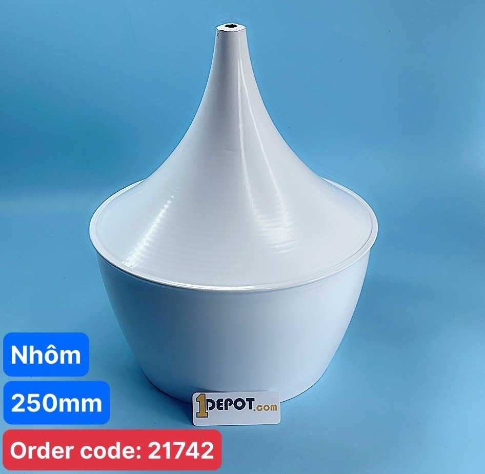 Chóa Đèn trần thả Andora ĐT-7720/1WH E27 B Ø250, vỏ màu trắng