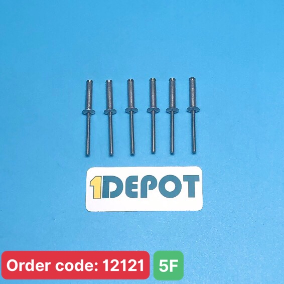 Đinh rút rive nhôm 5mm, gói 100g ( ~52 con)