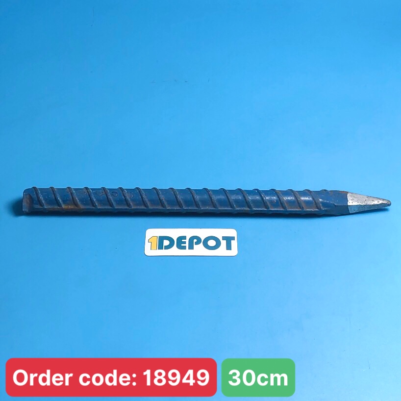 Đục đầu nhọn màu xanh 30cm