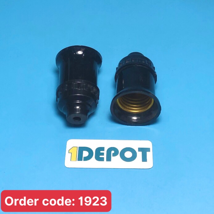 Đui đèn treo xoáy đen e27 Tasaky TX2