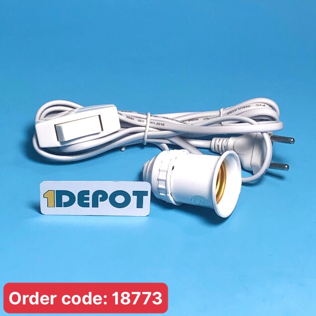 Đui xoáy E27 liền dây có công tắc dài 3m, TLC-DLDL3 TLC