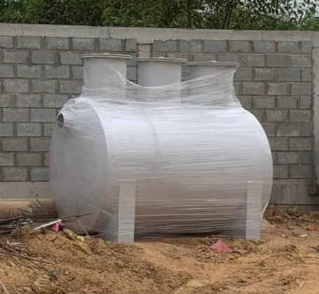 FRP Tank - Bể phốt 4 m³ - 3 ngăn 1300x3000mmDxL