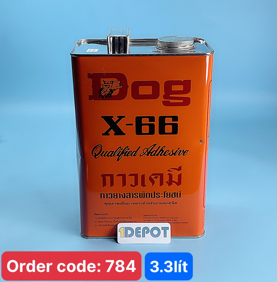 Keo con chó X-66 Dog 3.3L, 4 Hộp / Thùng