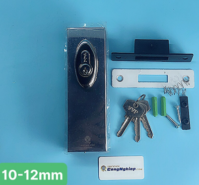 Kẹp khóa cửa kính dùng cho kính dày 10-12mm VVP FL 50