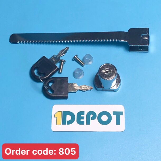 Khoá tủ kính lùa Vhardware 53404