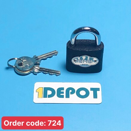 Khóa VIỆT TIỆP 01383 , loại treo gang bấm, 2-3 chìa