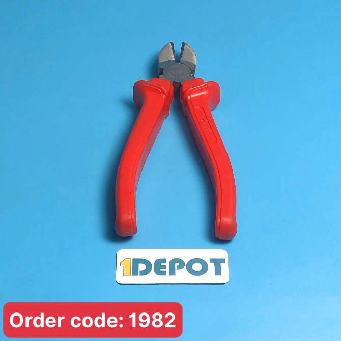 Kìm cắt TOP TP-4002-7 cán đỏ, kích thước 7 inch (180mm)
