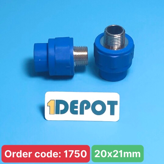 Nối ren ngoài Ø20 x 1/2inch PPR Bình Minh