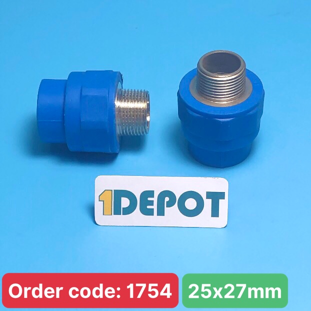 Nối ren ngoài Ø25 x 3/4inch PPR Bình Minh