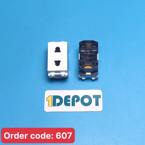 Ổ cắm 2 chấu MPE A6US