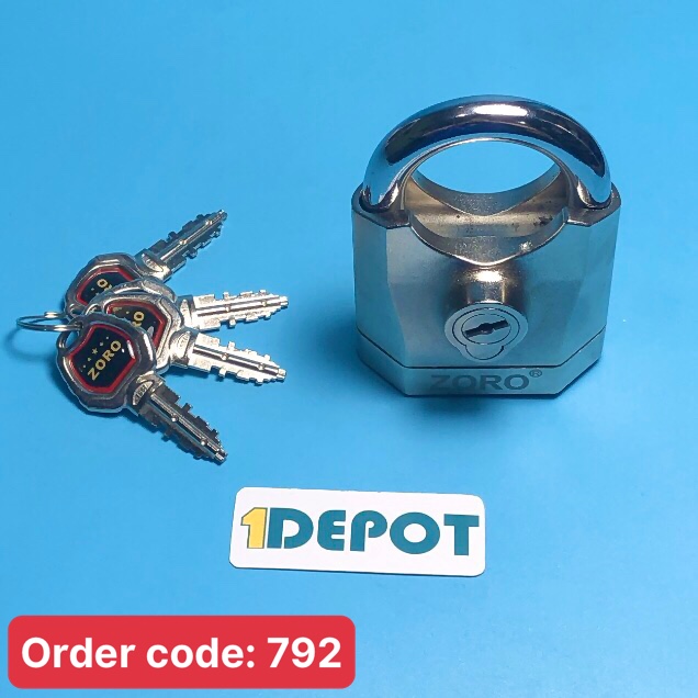 Ổ khóa báo động  Zoro, chống trộm chống cắt chìa kiếm (4 chìa)