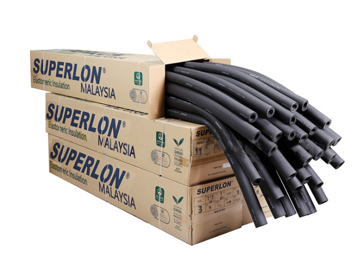 Ống bảo ôn cách nhiệt Superlon, đường kính 42mm x dày 25mm, chiều dài mỗi ống 183cm (1.83m)