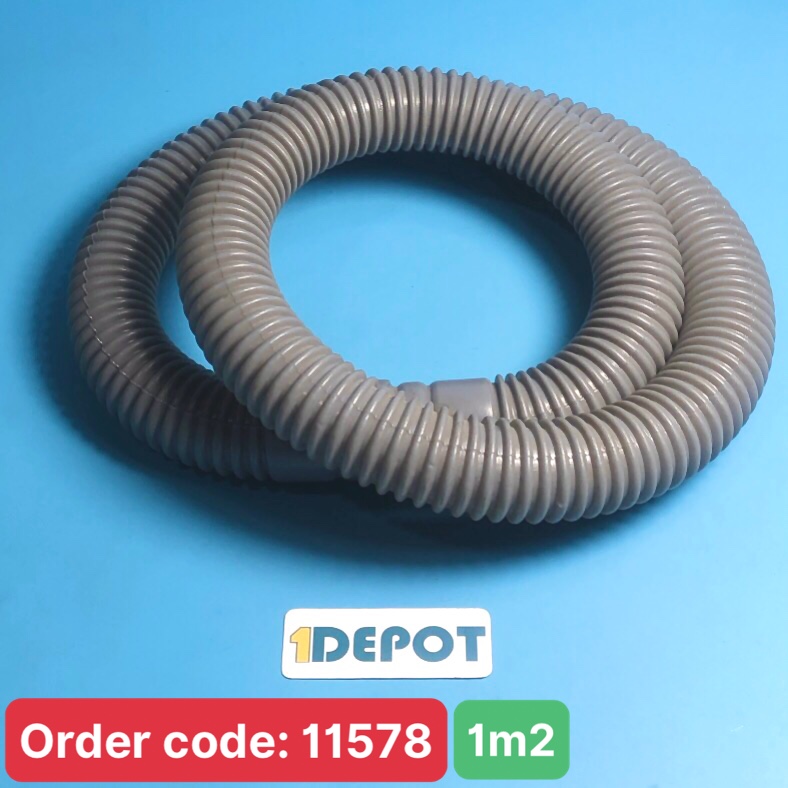 Ống xả nước máy giặt màu xám, dài 1.2m
