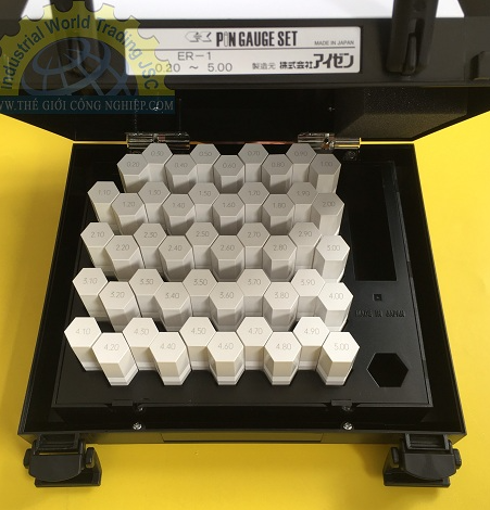 Pin gauge Eisen ER- 1, 0.20~5.00mm, 49 cây