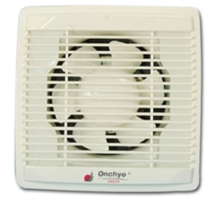 Quạt thông gió gắn tường 2 chiều hút, thổi Onchyo FV15 LHP6T - 2w, 30W - 220v - 50Hz, kích thước khung 200 mm x 200mm