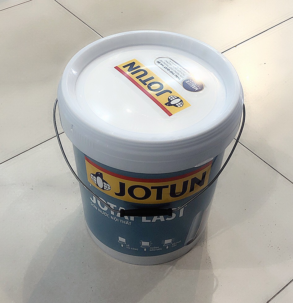 Sơn nước nội thất Jotun Jotaplast màu trắng, thùng 17 lit (Super White)