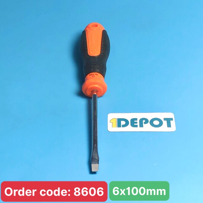 Tua vít cán nhựa 6x100mm Kapusi k-7137
