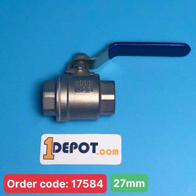 Van tay inox - Van bi inox tay gạt Phi 27