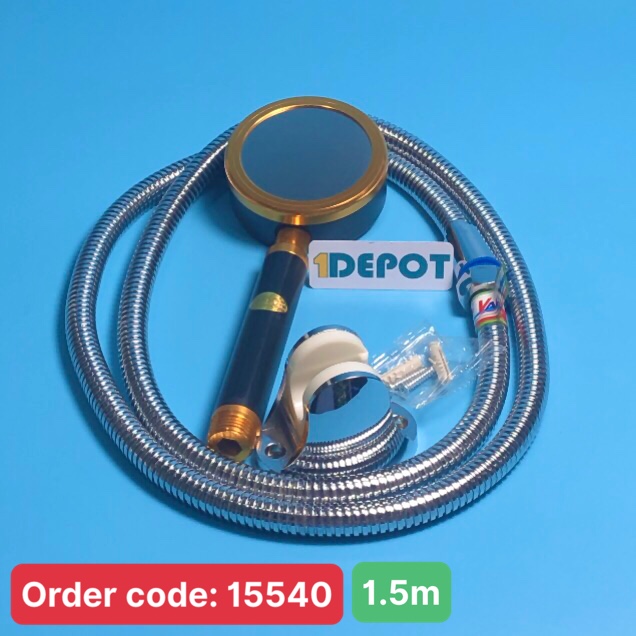 Vòi sen tắm tăng áp Vanni TS-01, màu đen đồng