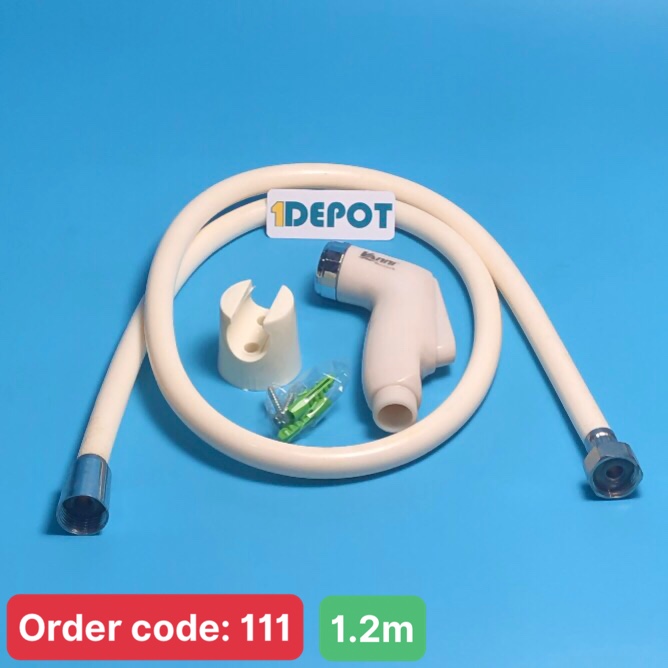 Vòi xịt vệ sinh nhựa dây dài 1.2m VX-15 Vanni