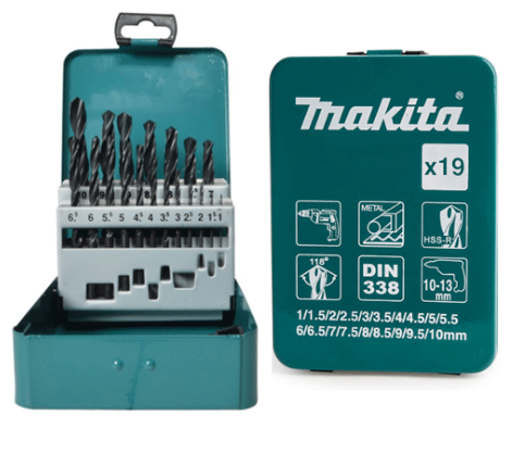 Bộ 19 mũi khoan sắt HSS-R Makita D-54081