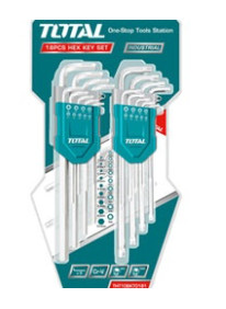 Bộ lục giác bằng và lục giác bông 18 chi tiết Total THT106KT0181