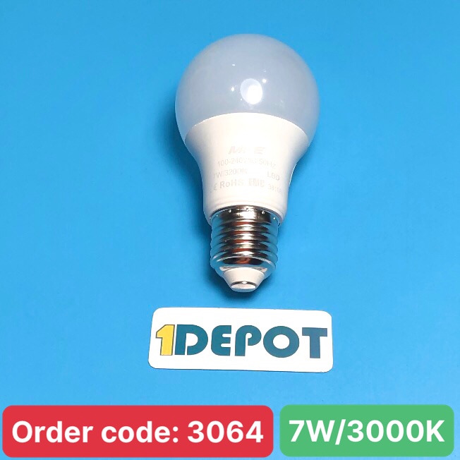 Bóng đèn led bulb 7w Mpe LBD-7V ánh sáng vàng
