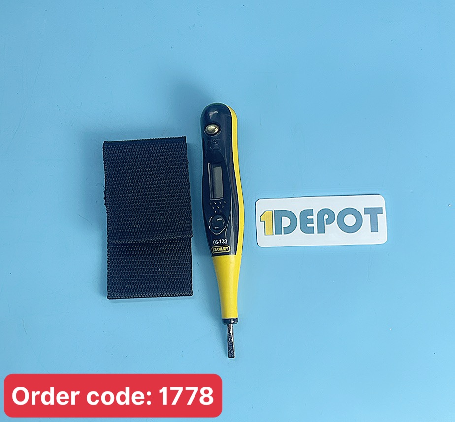Bút thử điện điện tử Stanley 66-133, 100-500V ,12V, 36V , 55V , 110V, 220V