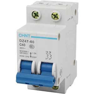 Cầu dao tự động(MCB) CHINT DZ47-60 C40-2P-6kA
