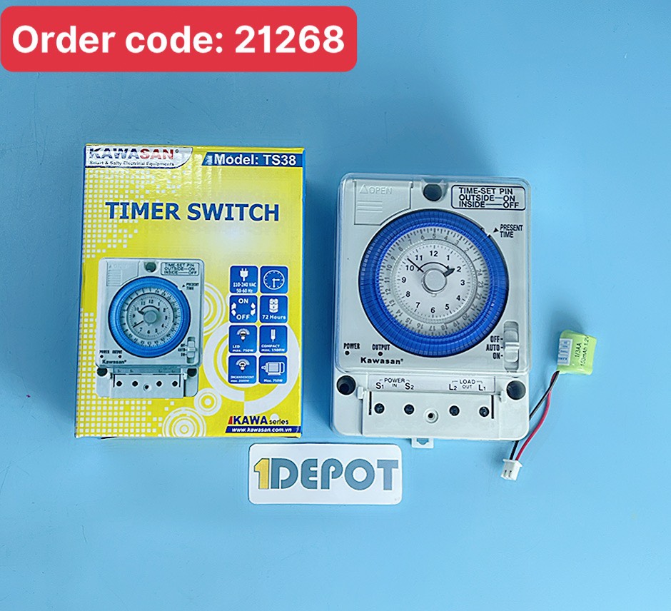 Công tắc hẹn giờ KAWASAN TS38