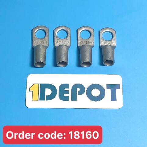 Đầu cos bích trần OEM SC 25 lỗ 6-8-10-12